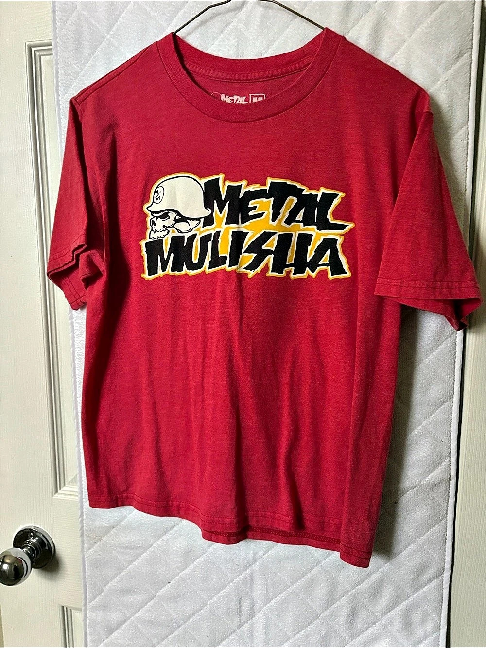 Metal Mulisha Graphic Tee in Red Boys Size Medium Like New